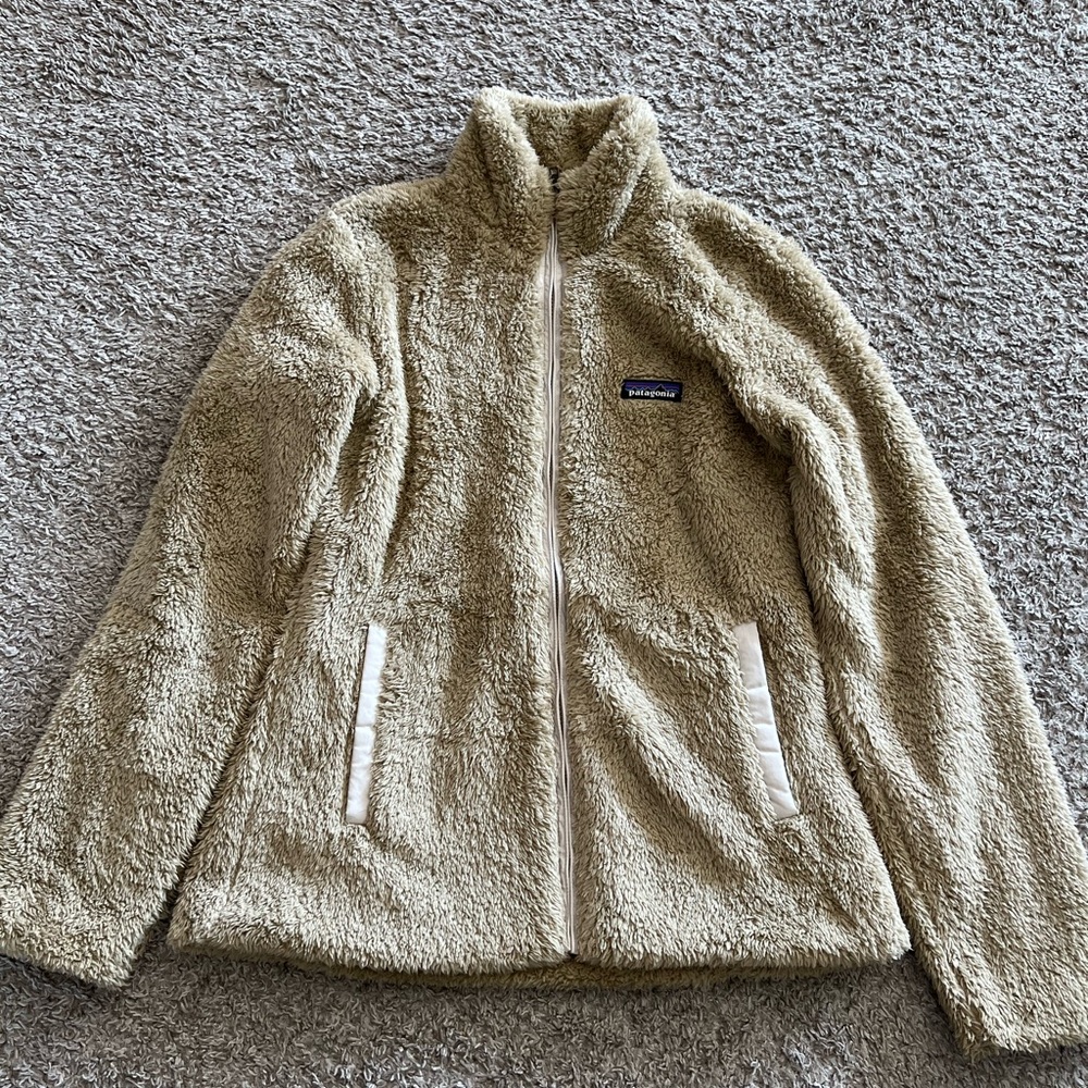Patagonia Tan Fleece Jacket